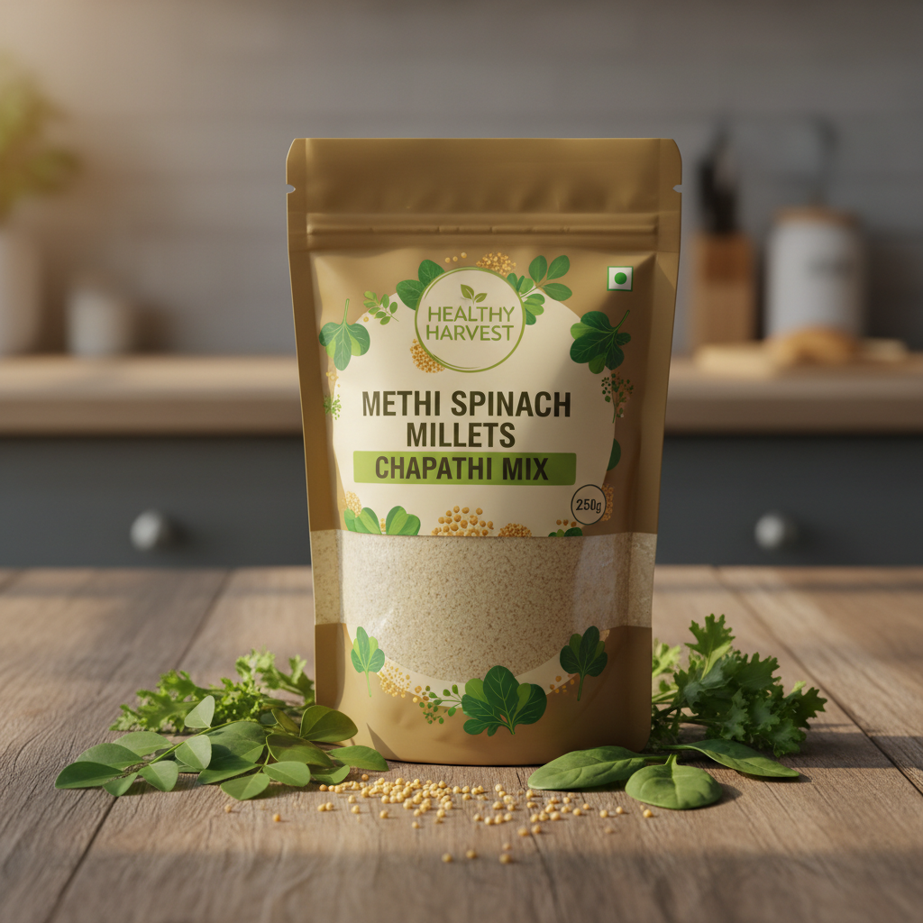 METHI SPINACH MILLETS CHAPPATHI MIX 250 GM